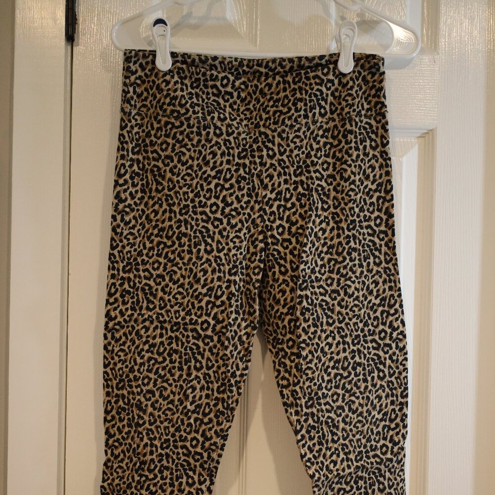 Jcrew Leopard Print Leggins Size medium